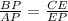 \frac{BP}{AP}=\frac{CE}{EP}