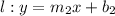 l:y=m_2x+b_2