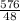 \frac{576}{48}