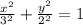 \frac{x^2}{3^2}+\frac{y^2}{2^2} =1