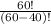 \frac{60!}{(60-40)!}