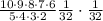 \frac{10\cdot9\cdot8\cdot7\cdot6}{5\cdot4\cdot3\cdot2}\frac{1}{32}\cdot\frac{1}{32}