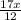 \frac{17x}{12}