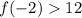 f(-2)12