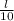 \frac{l}{10}