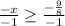 \frac{-x}{-1} \geq \frac{-\frac{9}{8}}{-1}