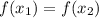 f(x_1)=f(x_2)