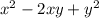 x^2-2xy+y^2