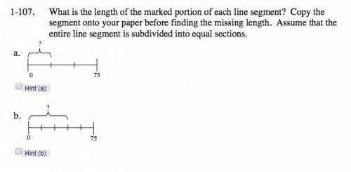 How many segments is 75 broken into