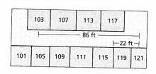 You can walk 4.4 feet per second. how many minutes will it take you to get to room 117?