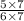 \frac{5\times 7}{6\times 7}