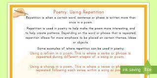 Why is repetition an important part of an epic's structure?  check all that apply. it allows poets t