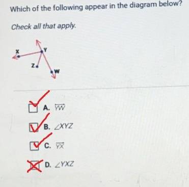 Which of the following appear in the diagram below?   check all that apply