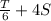 \frac{T}{6}+4S