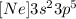 [Ne]3s^23p^5