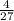 \frac{4}{27}