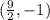 (\frac{9}{2}, -1)