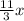 \frac{11}{3} x