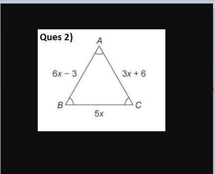 What is the length of side bc of the triangle?  enter your answer in the box. units  what is the val