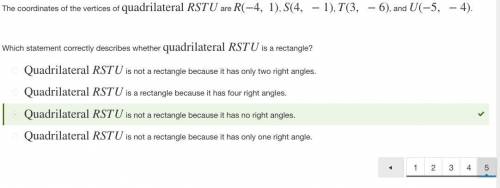 The coordinates of the vertices of angle xyz are x(-5,5), y(-3,-2), and z(4,0) what is the slope of