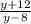 \frac{y+12}{y-8}