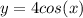 y=4cos(x)