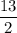 \dfrac{13}{2}