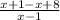 \frac{x+1-x+8}{x-1}