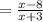 =\frac{x-8}{x+3}