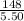 \frac{148}{5.50}