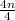 \frac{4n}{4}