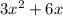 3x^{2}+6x