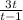 \frac{3t}{t - 1}