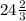 24\frac{2}{3}