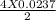 \frac{4X0.0237}{2}