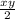 \frac{xy}{2}