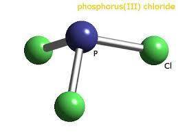 Phosphorous (p) and chlorine (cl) bond covalently to form the important industrial compound phosphor