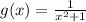 g(x)= \frac{1}{x^2+1}