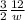 \frac{3}{2} \frac{12}{w}