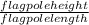 \frac{flagpole height}{flagpole length}