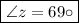 \boxed {\angle z= 69 \circ}