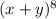 (x+y)^8