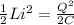 \frac{1}{2}Li^2 = \frac{Q^2}{2C}