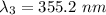 \lambda_{3}=355.2\ nm