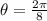 \theta=\frac{2\pi}{8}