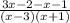 \frac{3x-2-x-1}{(x-3)(x+1)}