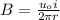 B = \frac{u_o i}{2 \pi r}