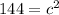 144=c^2