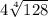 4\sqrt[4]{128}