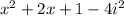 x^2+2x+1-4i^2